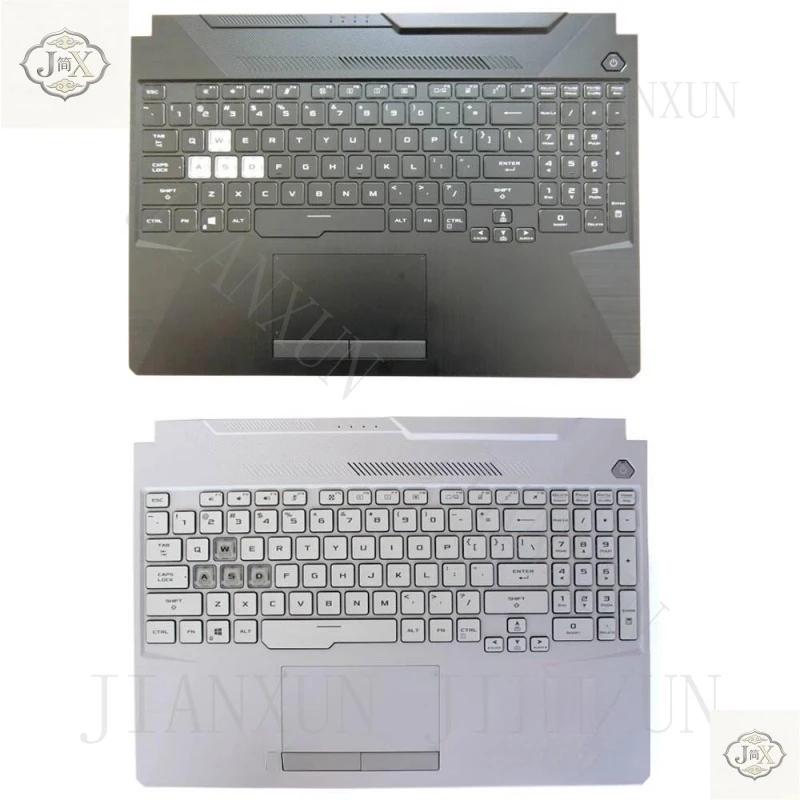 Replacement Upper Top Case w/ Backlit Keyboard Touchpad For ASUS TUF Gaming 8 FA506 FX506 FX506H FA506Q FX706 Laptop