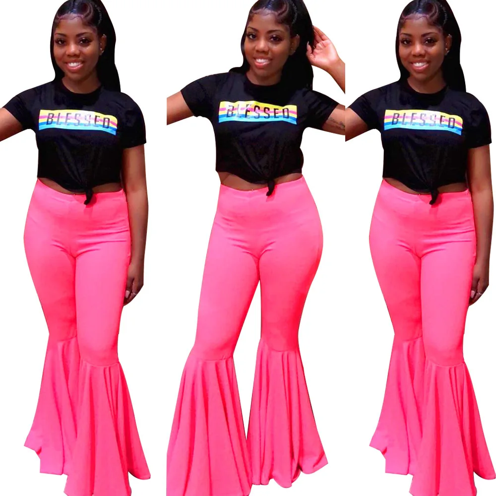 سراويل نسائية غير متماثلة من Street Sle مقاس كبير 3XL 5XL سراويل كاجوال للسيدات سراويل طويلة l خصر بوليستر