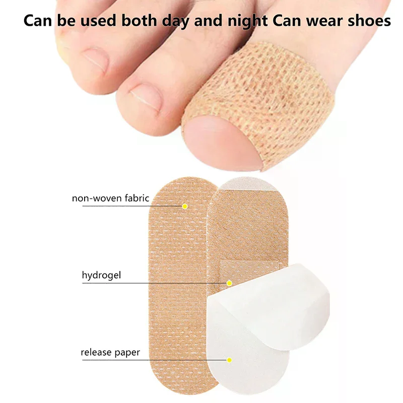 Multi-Purpose Toenail Fingernail Patches - Non-Irritating Breathable Waterproof, Foot & Nail Care Tool for Daily Protection