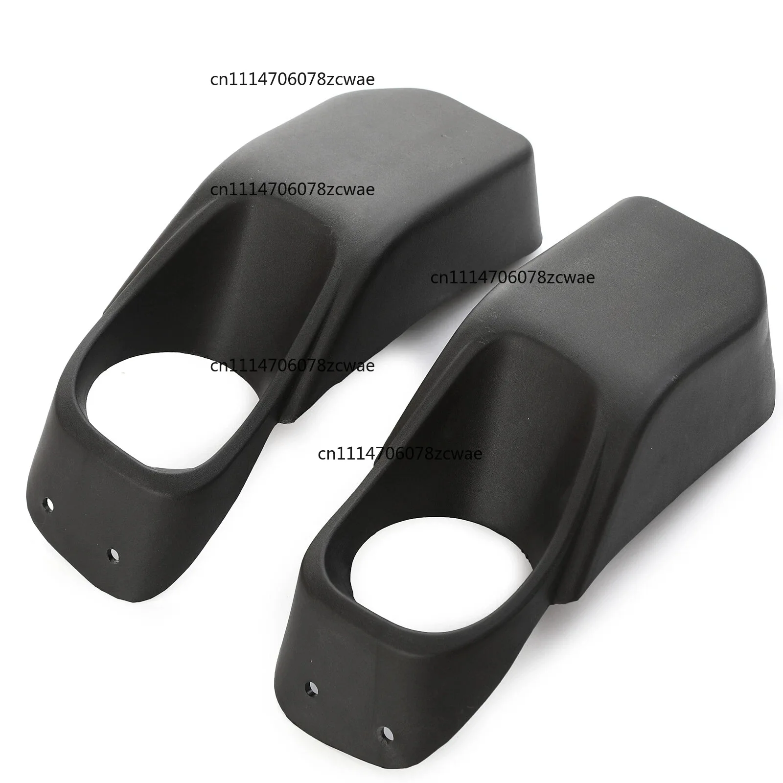 for Jeep Wrangler JK 2007 2008 2009 2010 2011 2012 2013 2014 2015 2016 2017 Pair of front bumper fog lamp frame shade trim