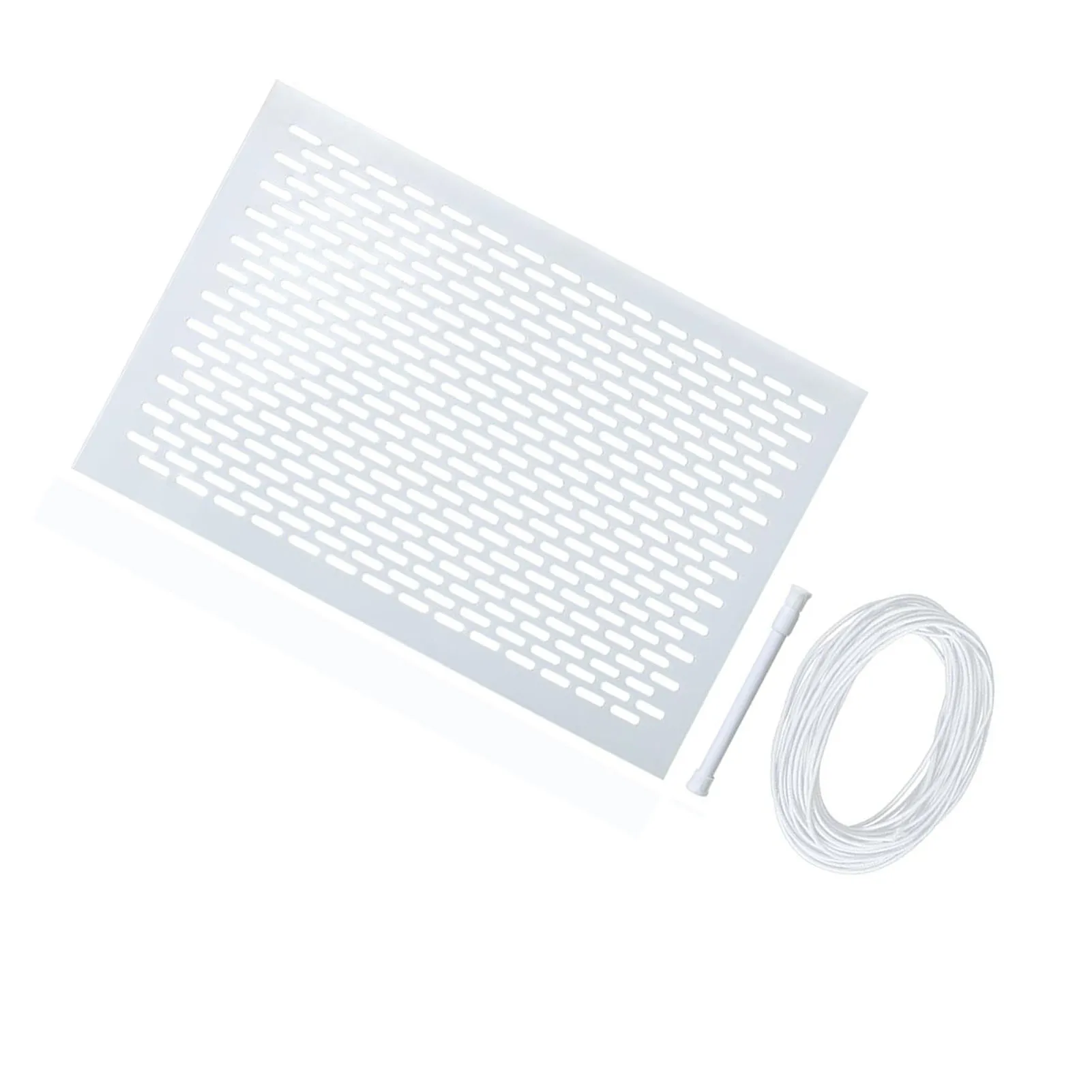 طقم حماية مقشدة، نظام شبكي لالتقاط أوراق حمام السباحة، واقي يمنع انسداد الحطام، سهل التجميع باللون الأبيض #1