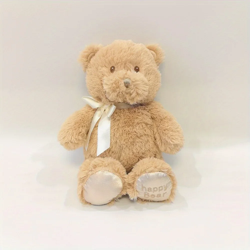 11.8inch Happy Bear Doll Plush Toy Stuffed Animals Toys Children Throw Pillow Birthday Gift Bear