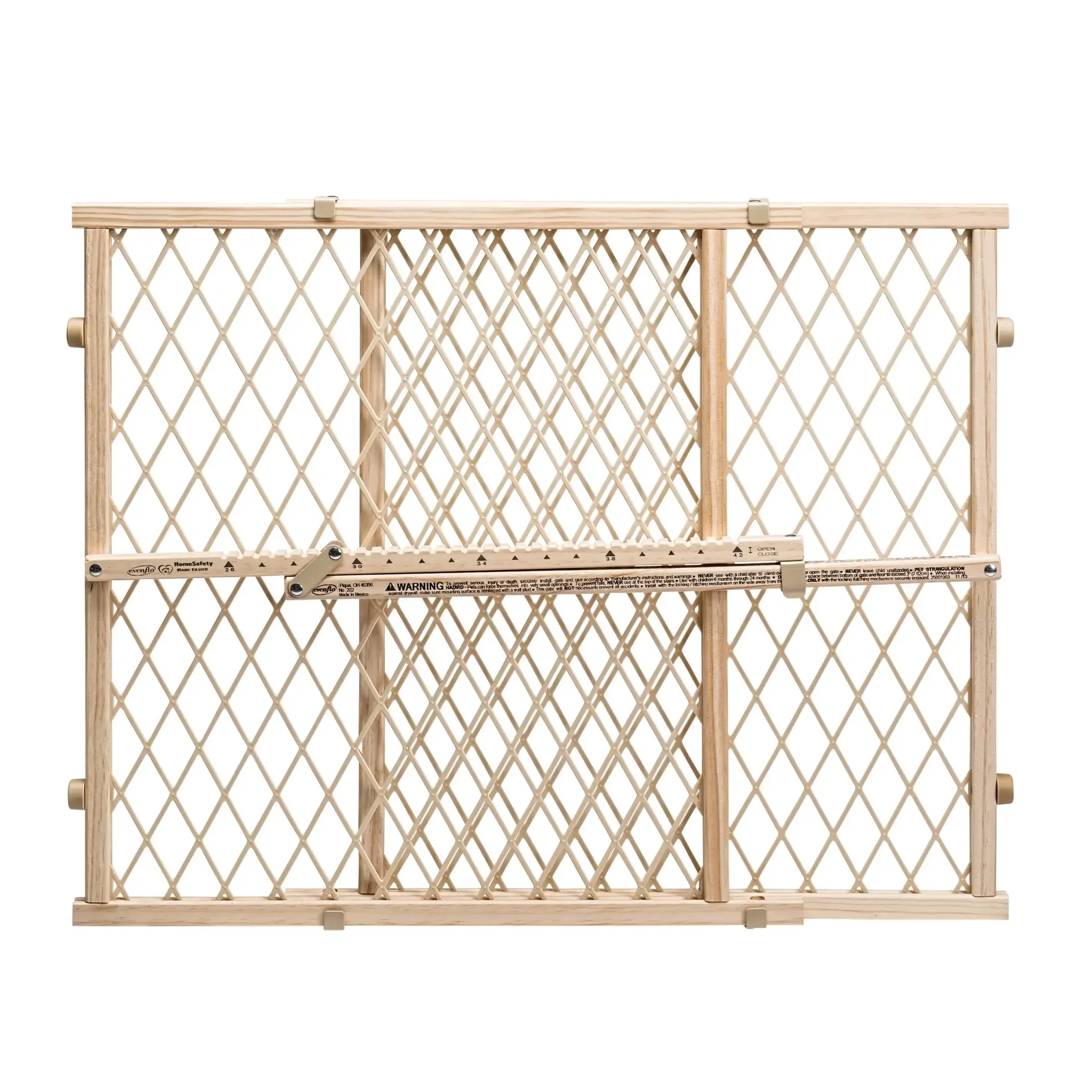 

Hot Sale.Position & Lock Value Adjustable Wood Baby Gate, (Natural), Fits Openings 26 - 42 in. Wide.Free shipping