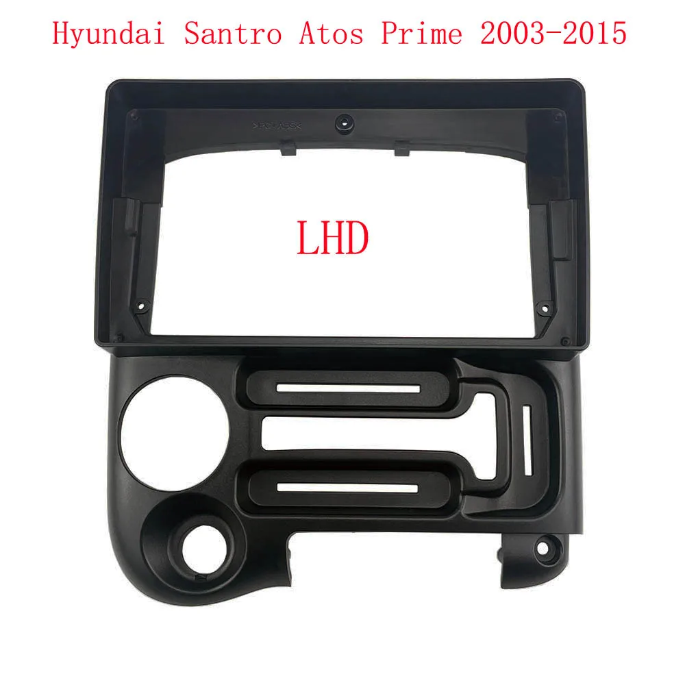 2 DIN 9 INCH  2003-2015 Car Frame Fascia Adapter Android Radio Audio Dash Fitting Panel Kit For Hyundai Santro Atos Prime