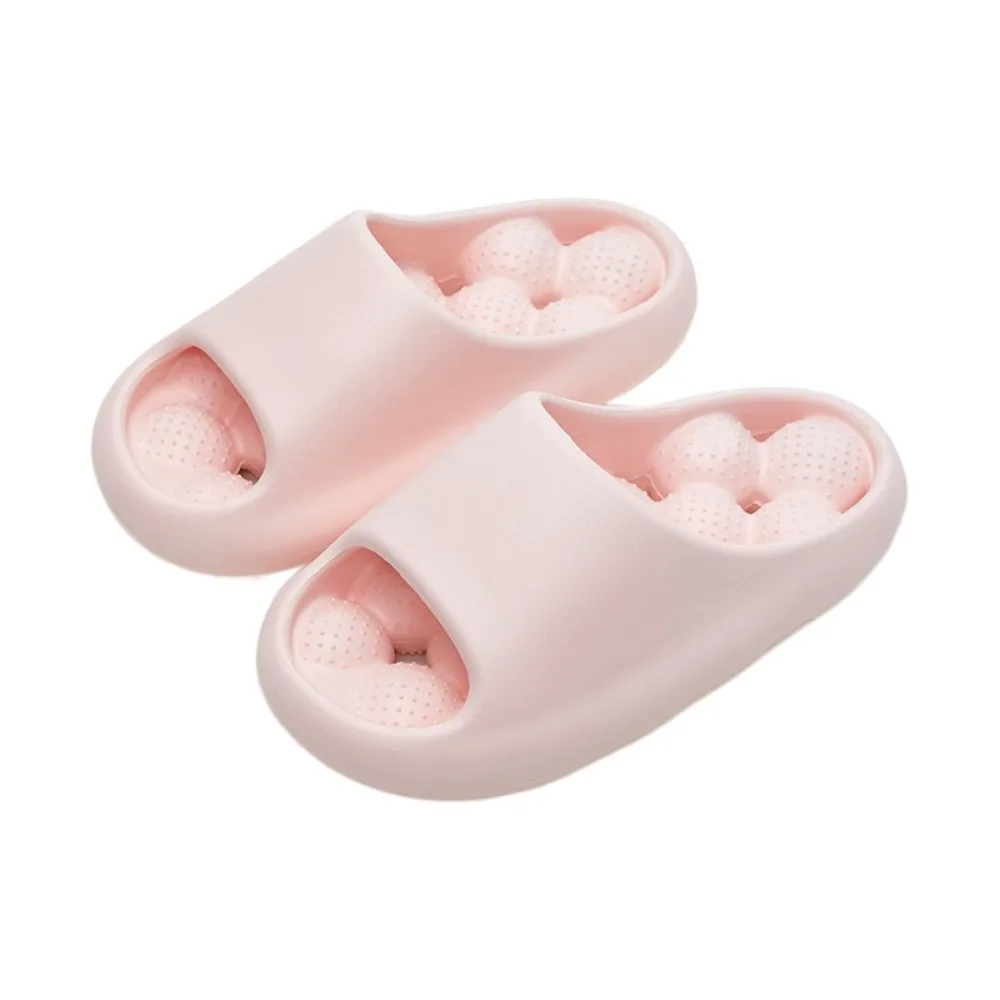 

Simple Quick-dry Bathroom Slippers Anti-slip Casual Slippers Women House Flat Shoes Open-toed Slide Slippers Shower