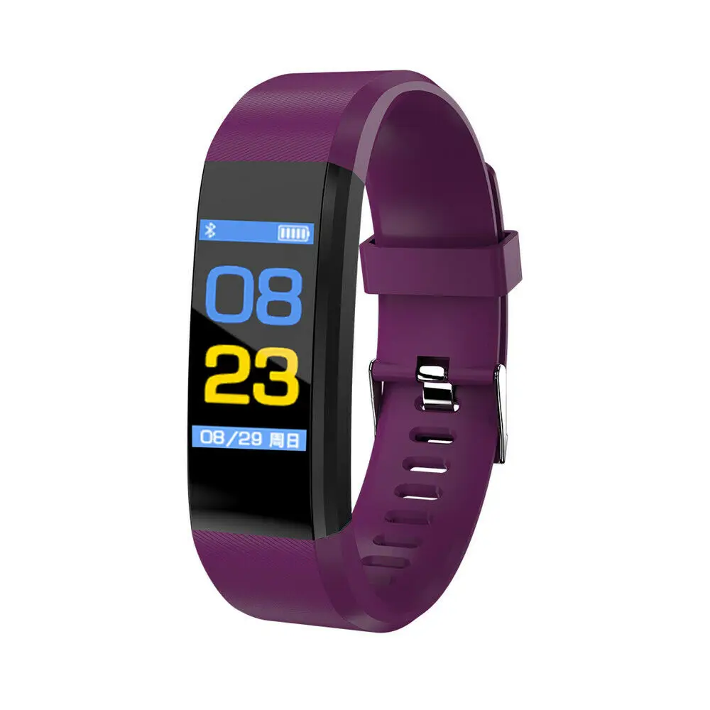 Bracelet connecté, moniteur d\'activité physique, de fréquence cardiaque et de pression artérielle, compatible avec Fitbits