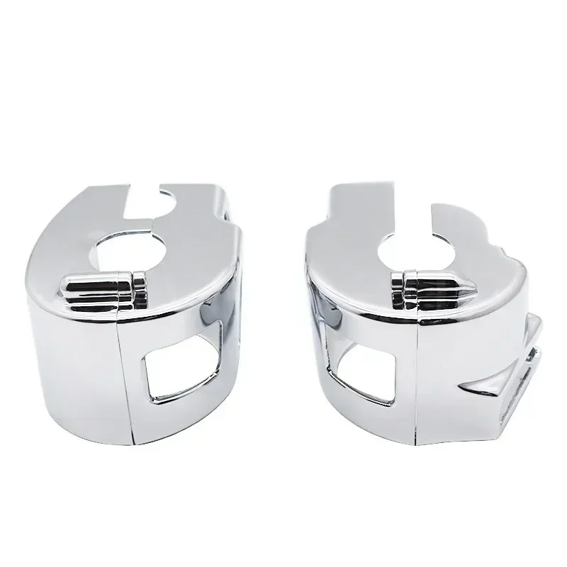Motorcycle Chrome Switch Housing Cover Cap Fit For Yamaha V-Star 650 Custom only, Road Star 1600/ 1700( Excludes Warrior )