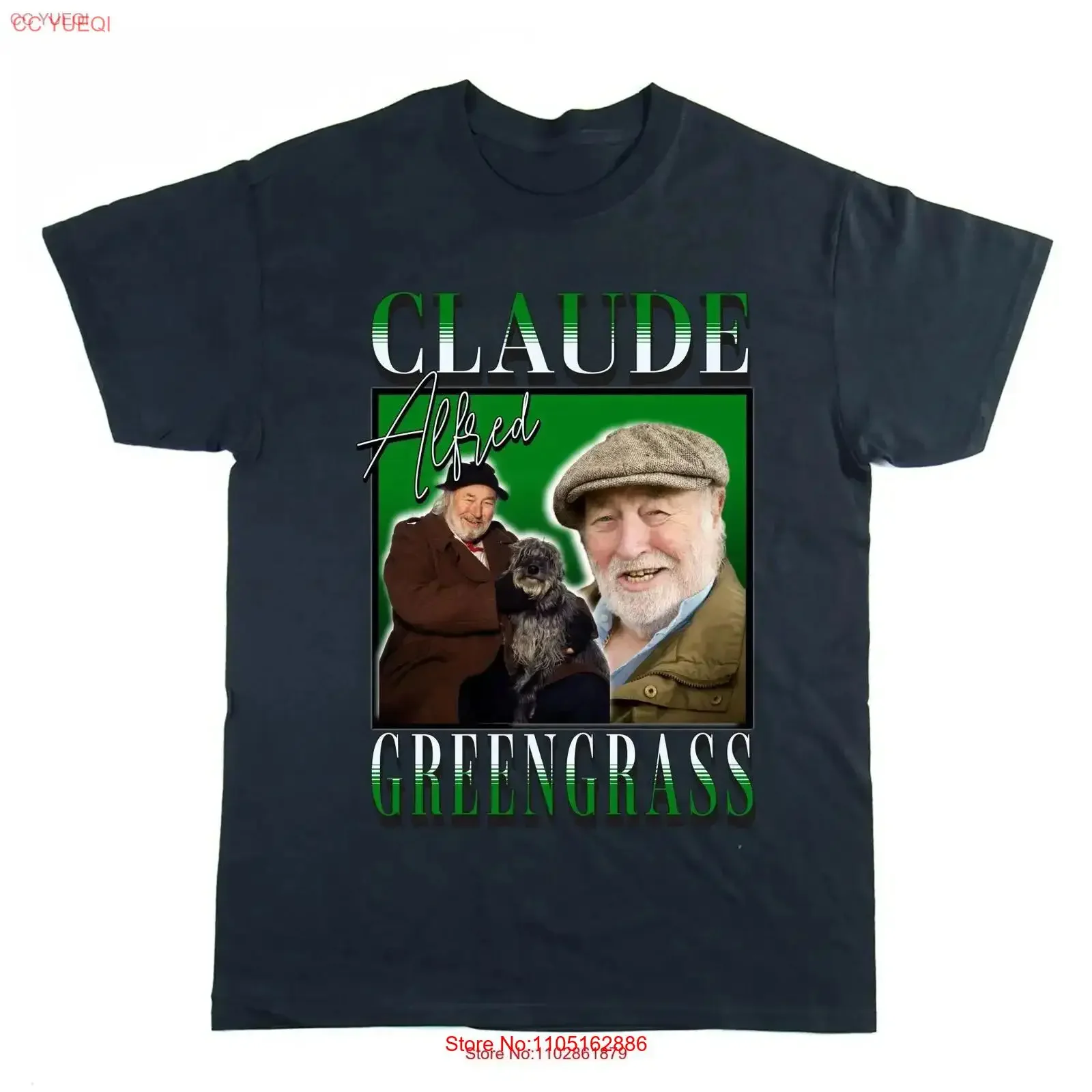 Claude Greengrass Homage T shirt Heartbeat British TV Alfred 80's UK Drama Series Sitcom Oversized s for him vintage Washed