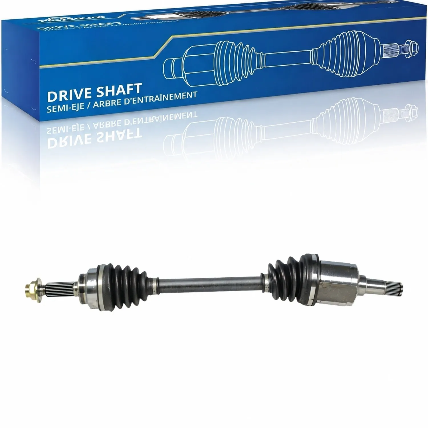 Maxfavor 1X Cv Axle Assembly Cv Axle Joint Assembly Front Left for Ford Festiva 1989-1993 E9Bz 3B437-A Automatic Transmission 1.3L 1295Cc L4 Gas Sohc Naturally Aspirated