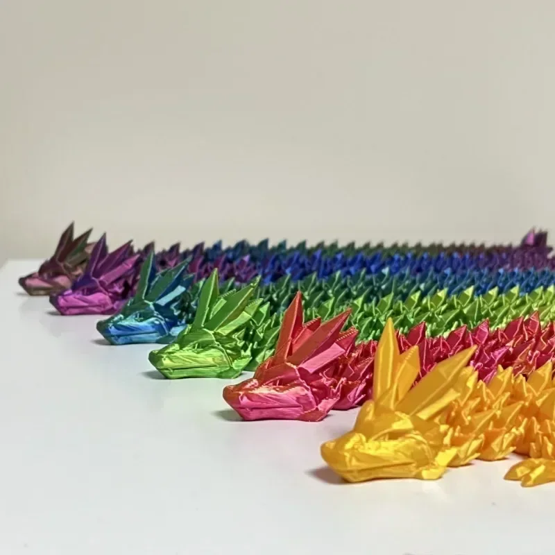 New 3D Printed Chinese Dragon Full Body Joints That Can Move Home Furnishings and Decorations Are Worth Collecting Creative Toys