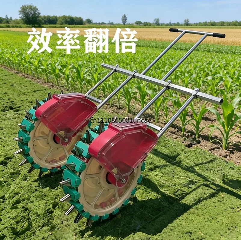 For 20 Nozzle Hand Push Seeder Multifunctional Manual Planter For Corn Peanut Soybean Cabbage Herb Grain Sorghum Rice