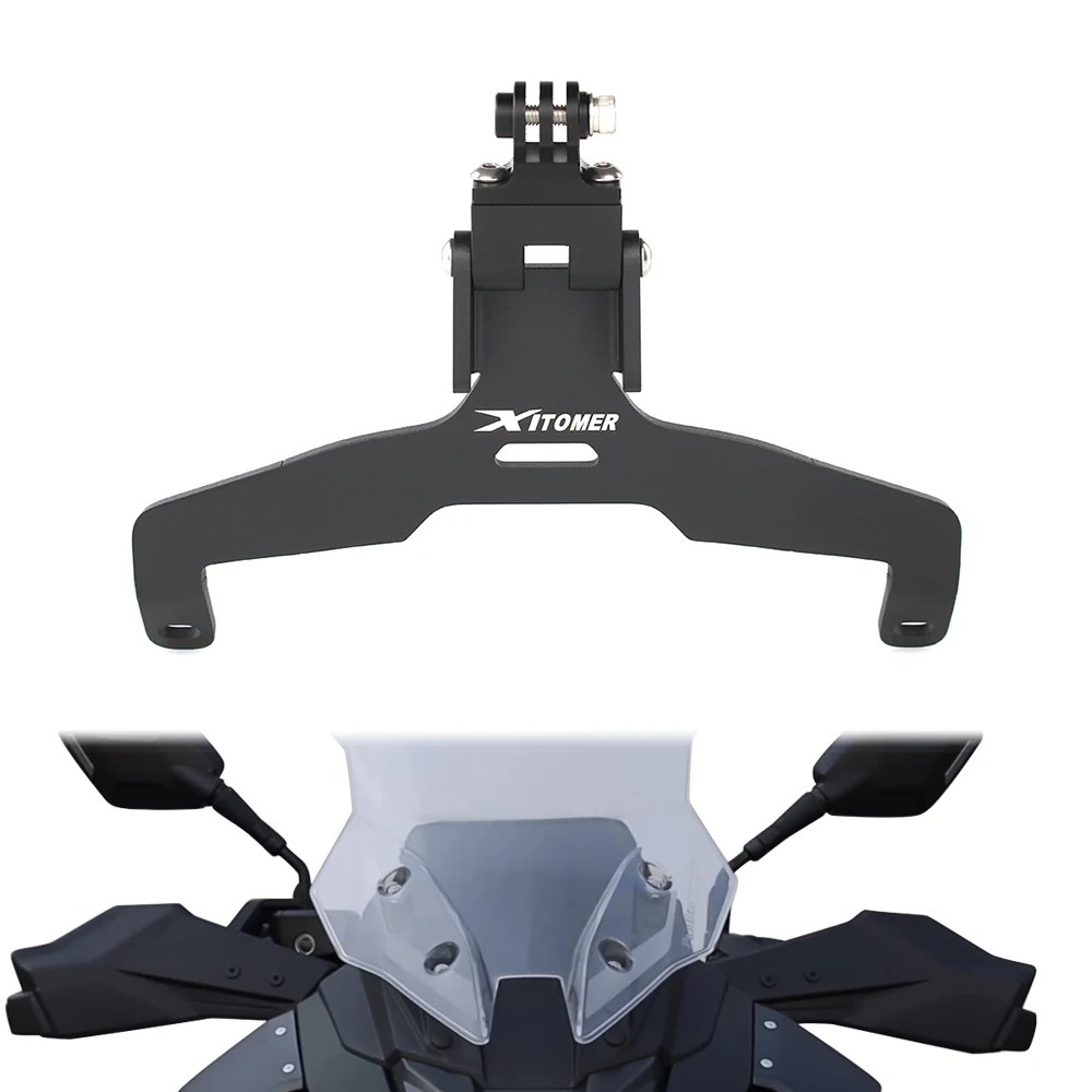 

For Suzuki GSX-S1000GX 2024- GSX-S1000 GX Navigation Windshield Phone Holder Motorcycle Windshield GPS Navigation Mount Bracket