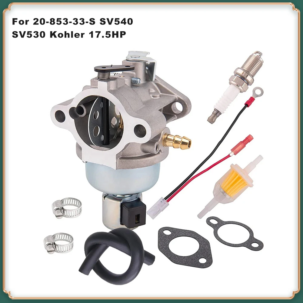 

Carburetor for Kohler SV540 SV530 17.5HP Engine - Replaces 20-853-33-S - Fits Tractor & Lawn Mower