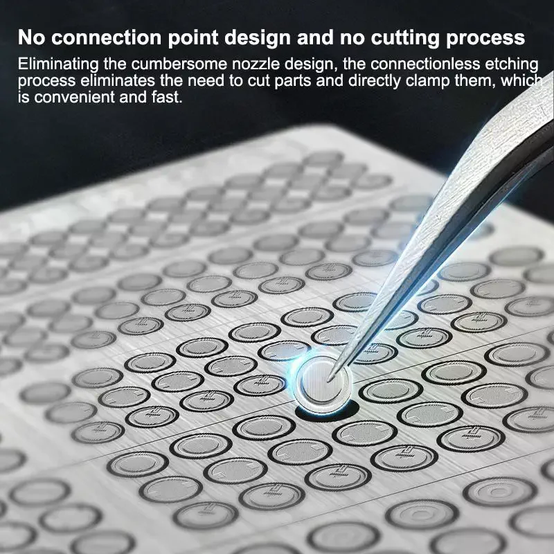 MS-157 Model Photo Etched Detail Parts Round Groove Detailing Kit Ultra Thin 0.15mm Design For Model Upgrade