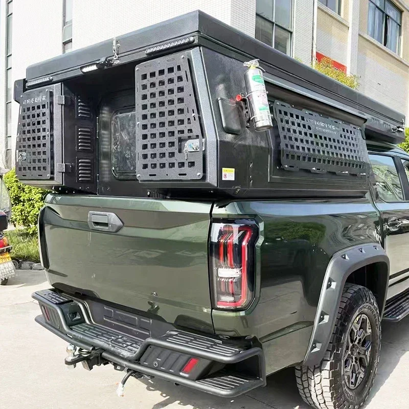 

KQX Backpacking Van Modified Outdoor Camping Car Tent Folding Waterproof Pickup Truck Tonneau CoverHigh Quality