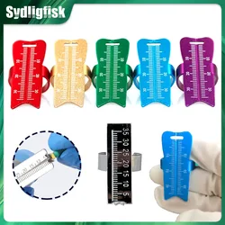 1Pcs Dental Finger Ruler Dentist Endodontic Span Measurement Scale Gauge Colorful Aluminium Rulers Instrument Measuring Tool