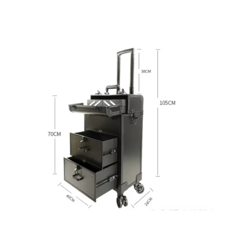 Professional Multi-function Tattoo Workstation, Rolling Trolley Cart, Travel Luggage, Mobile Tattoo Equipment, Portable Case