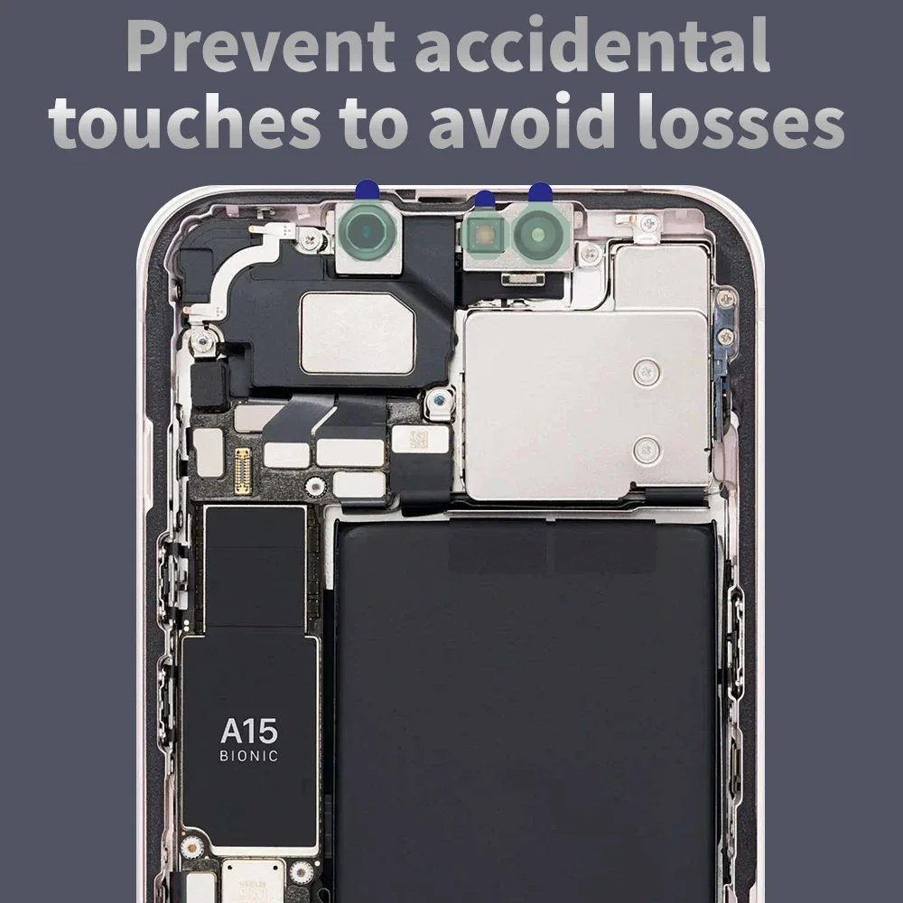 

Защитная наклейка для задней камеры телефона Lanrui S3 для камеры iPhone 11-16 PM, пыле- и устойчивая к царапинам защитная наклейка