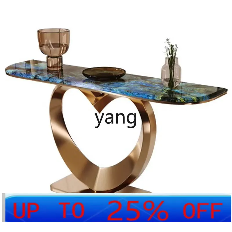 

LTT designer creative corridor against the wall ultra-narrow front door case light luxury entrance platform