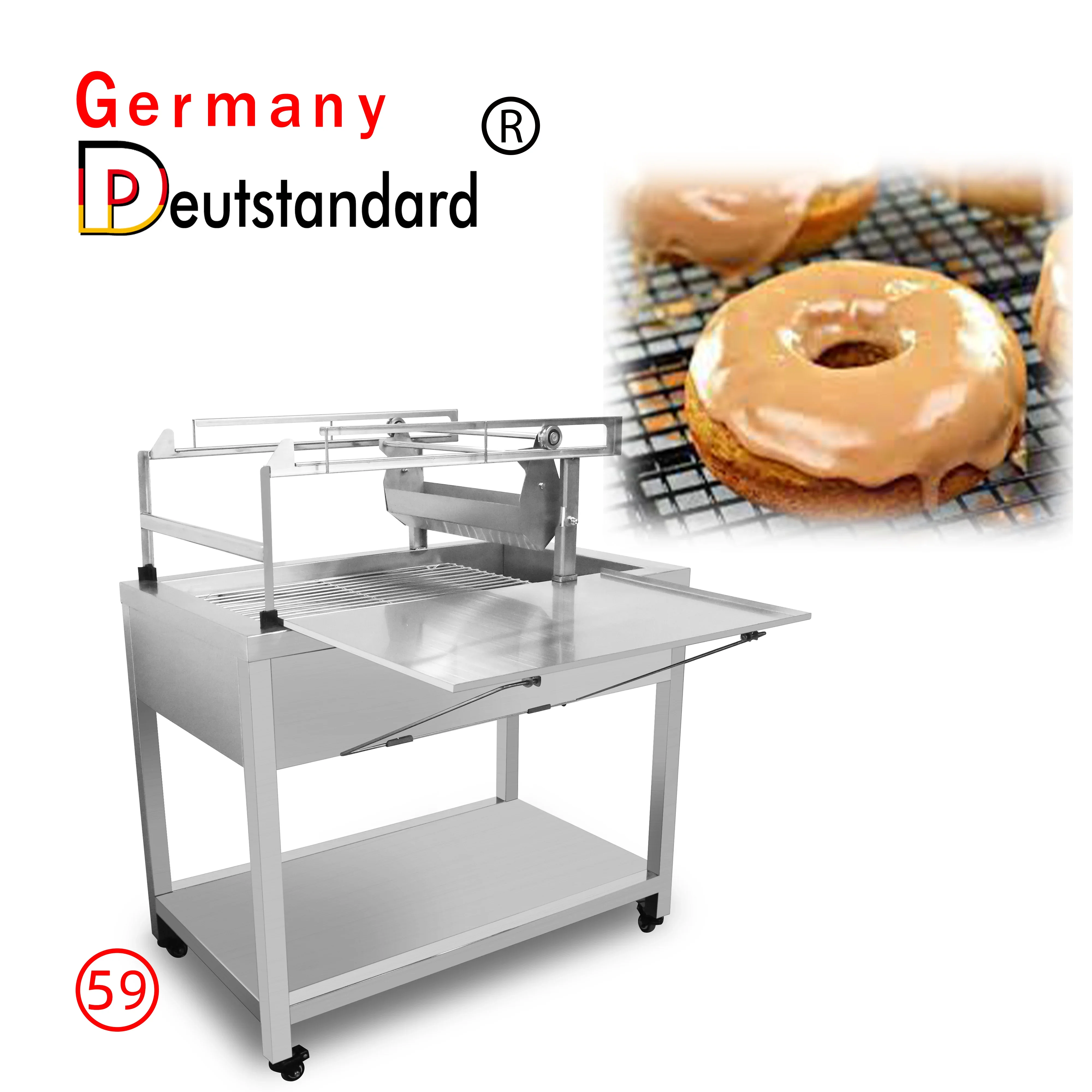 Full Automatic Popular Icing Different Flavor Donuts Commercial Glazing Machine