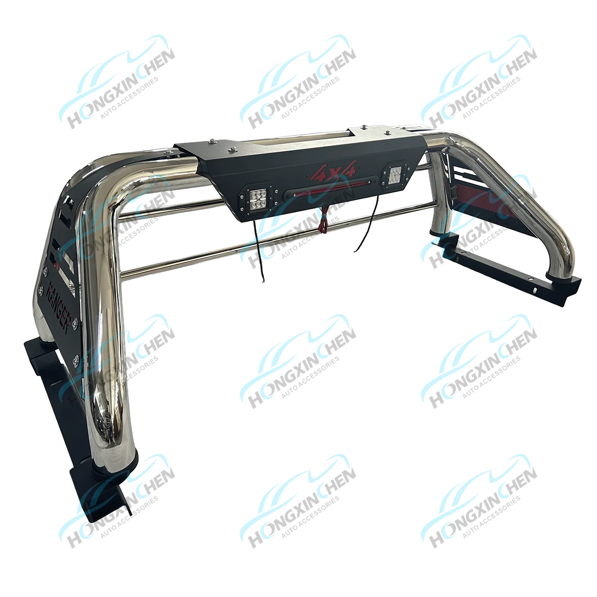 For Tacoma NP300 Anti-Roll Bar Stainless Steel Roof Rack for Pickup Truck Bed Compatible 4x4 Exterior Accessory