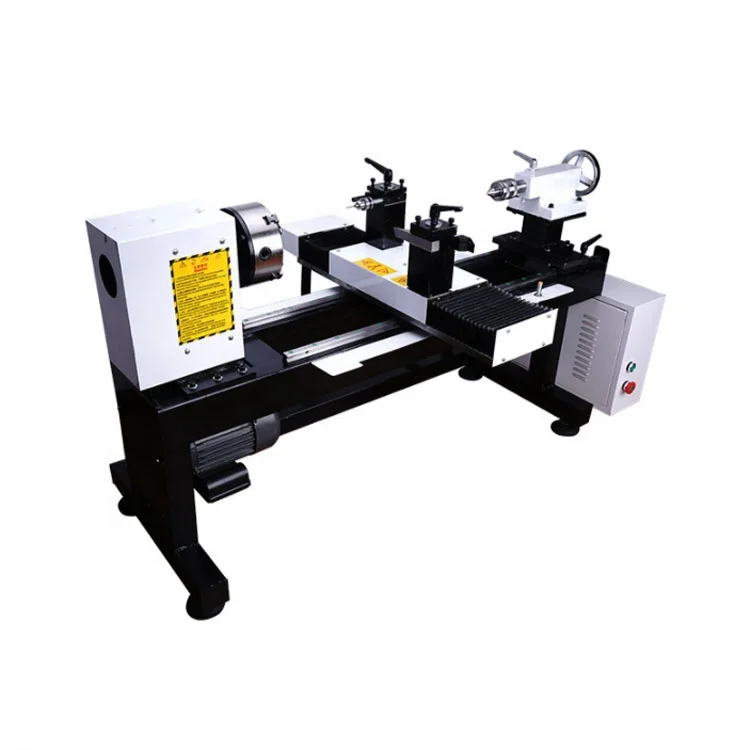 High precision new 2 axis 4 axis double knife multi-function Buddha bead wood automatic cnc lathe