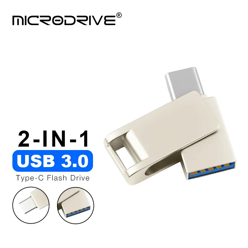 

USB3.0 Type C флэш-накопитель 256 ГБ 128 ГБ 64 ГБ флэш-накопитель высокоскоростной двойной флэш-накопитель для смартфона ноутбука