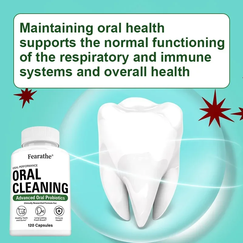 Advanced Oral Probiotics - Promotes Cavity Health, Cleans, Fights Bad Breath, Cavities, Healthy Teeth and Gums, Immune Health