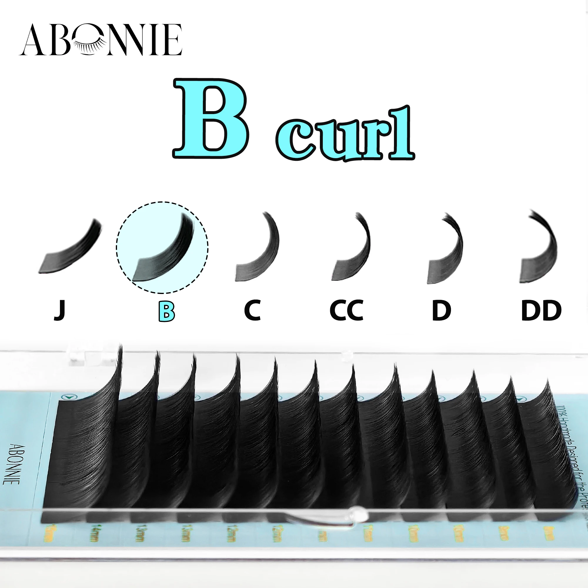 Abonnie LB LJ Curl Cashmere Classic Wimpernverlängerung Mixed Tray LB Curl Wimpern