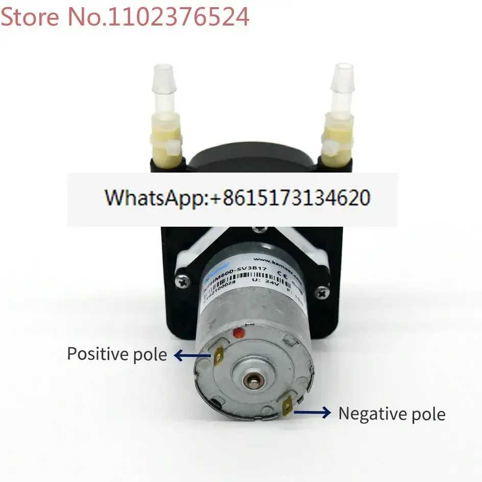 Kamoer KPHM600 600ml/min 12V 24V Brush Brushless 3 Rollers Mini Self-priming New Style Peristaltic Pump