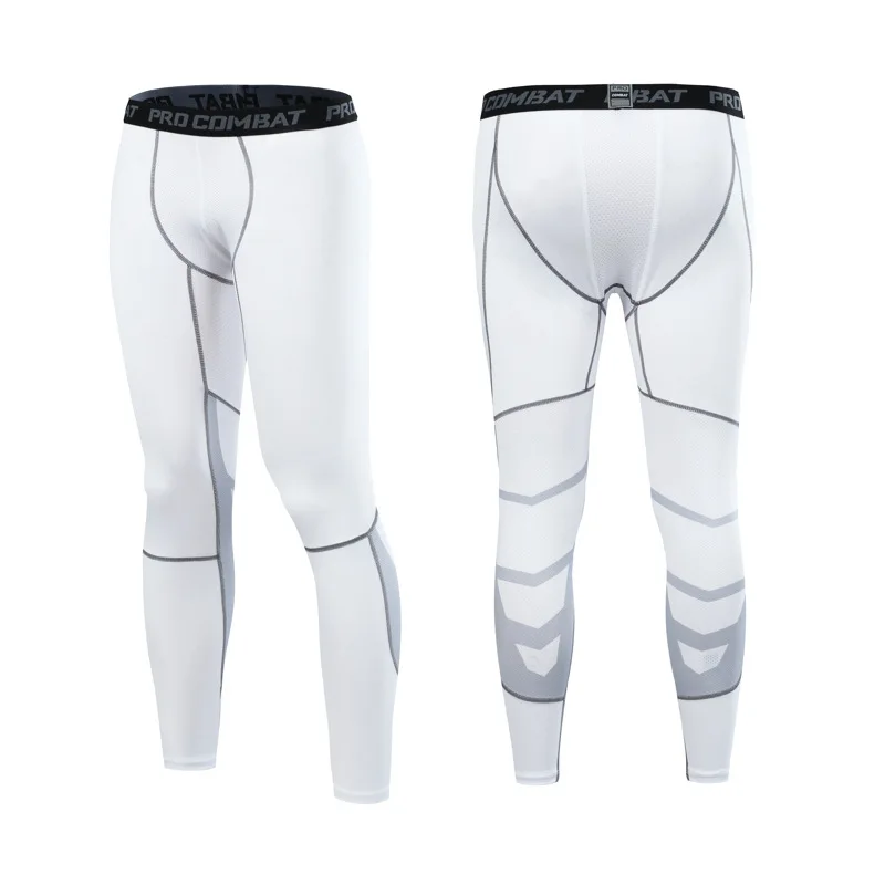 Leggings Men's Fitness Sports Leggings Running Training Printed Trousers Stretch Quick-drying Breathable Basketball Pants