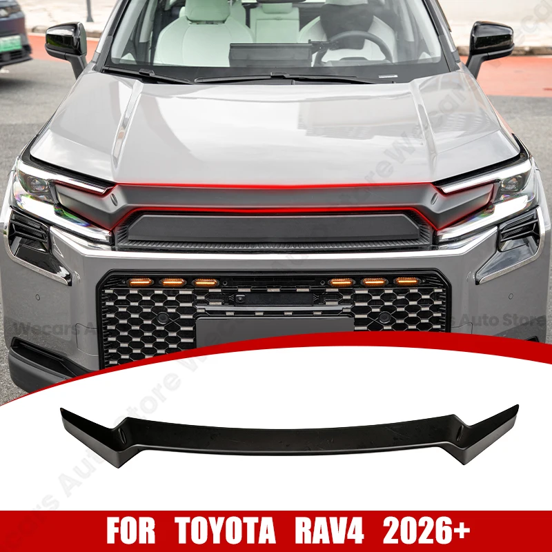 

For Toyota RAV4 XA60 2026+ Bonnet Guards Front Bug Hood Deflector Protector Engine Hood Cover ABS Exterior Modified Auto Parts