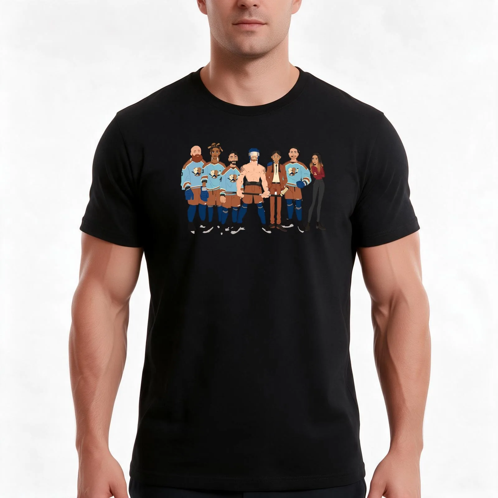 Canada shoresy hockey T-Shirt, Summer Casual Cotton Tee, Oversized Streetwear Tops, Vintage Graphic Print, Unisex Men Women