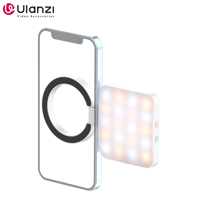 Ulanzi Smartphone Magsafe Selfie Flip Light Foldable Light for iPhone 15 14 13 12 Mini Pro Pro Max Vlog Lives-treaming Light