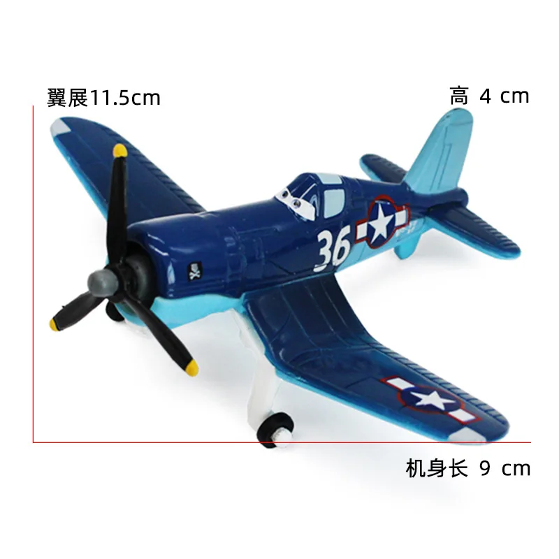 Disney Pixar Planes Set No.7 Dusty Crophopper Echo Bravo Airplane Model Fighter Skipper Aircraft Metal Toys for Boy Kids Gift