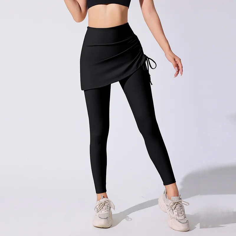 Pretty Sports New Design Yoga Leggings With Short Skirts Fitness & Yoga wear Yoga Leggings Women Sport Pants