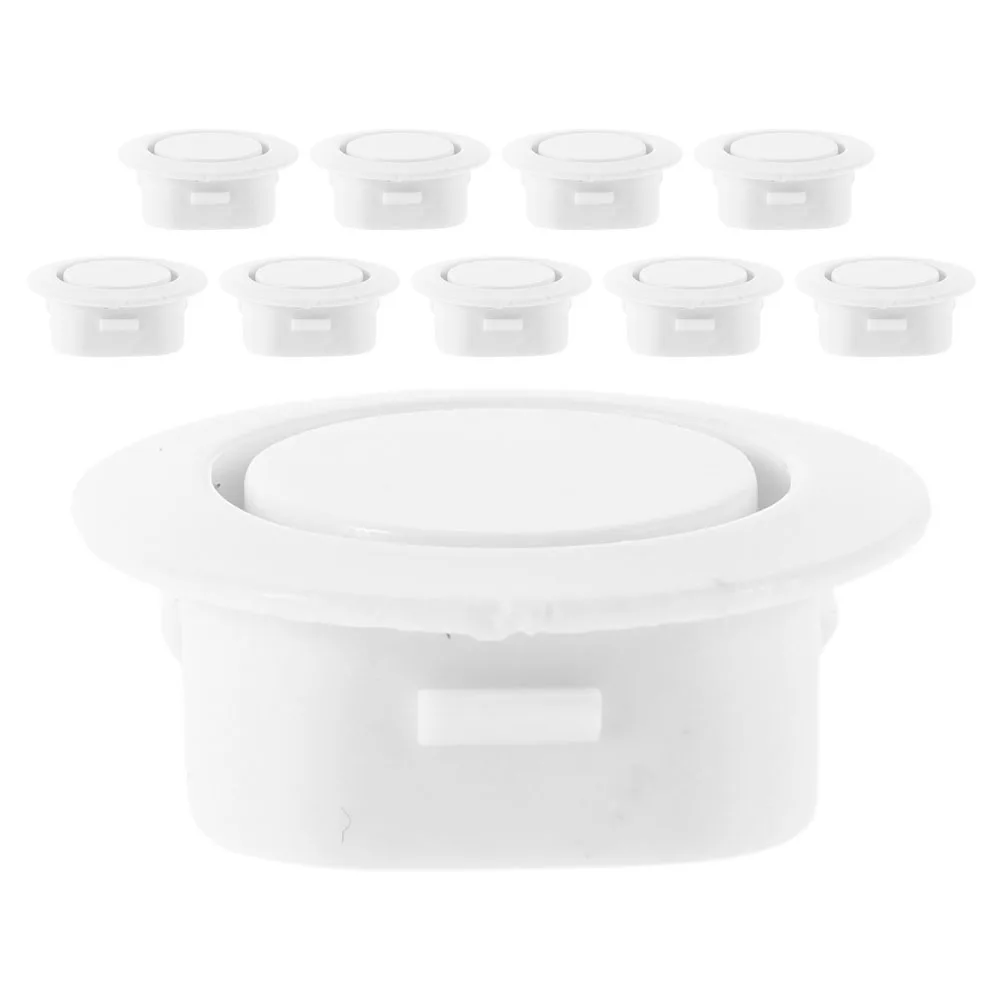 

10 шт. заглушек для отверстий под радар, пластиковые заглушки для бампера, передние и задние, для автомобилей, внедорожников, грузовиков, защита от пыли и мусора, заглушка для отверстий в кузове автомобиля