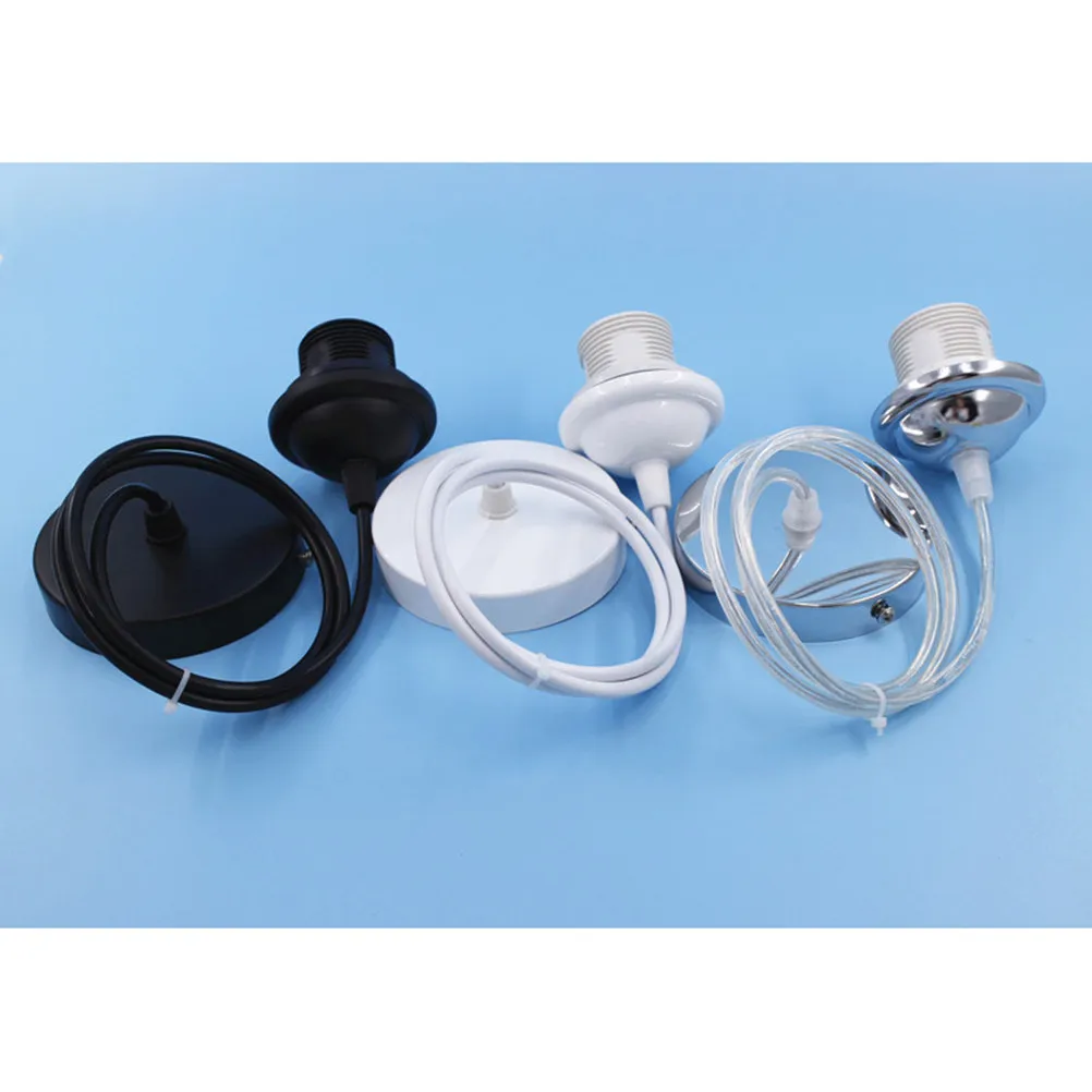 

2 шт. патронов E27 с черным проводом 1 м, креплением на присоске, ПВХ-основанием для осветительных приборов в доме, спальне, коридоре, баре, отеле