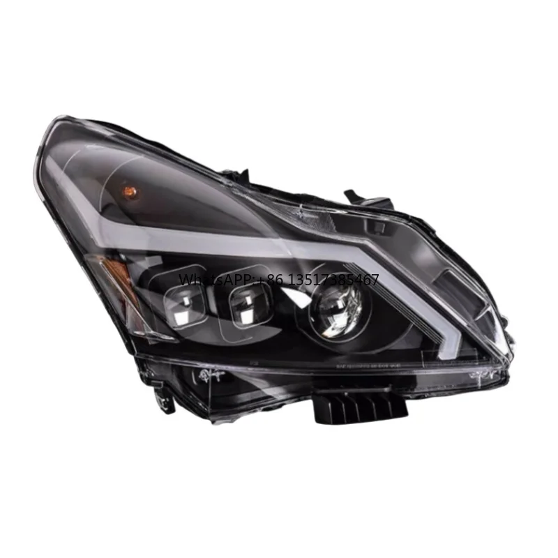 LED Lens Light Car Accessories for Infiniti G37 Headlight Assembly G25 Modified GTR Daytime Running Light Turn Signal
