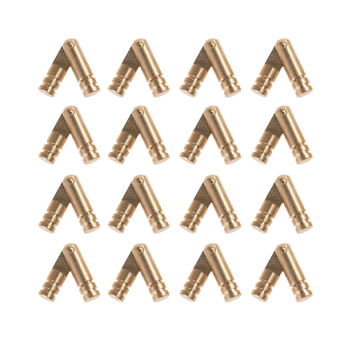

50 Pcs Hinged Gift Box Heavy Duty Hinges Jewelry Cylindrical Spring Case Automatic