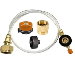 RU and EU Outdoor Cylinder Filling Adapter Camping Gas Stove Gas Refill Adapter Gas Tank Furnace Connector Accessories