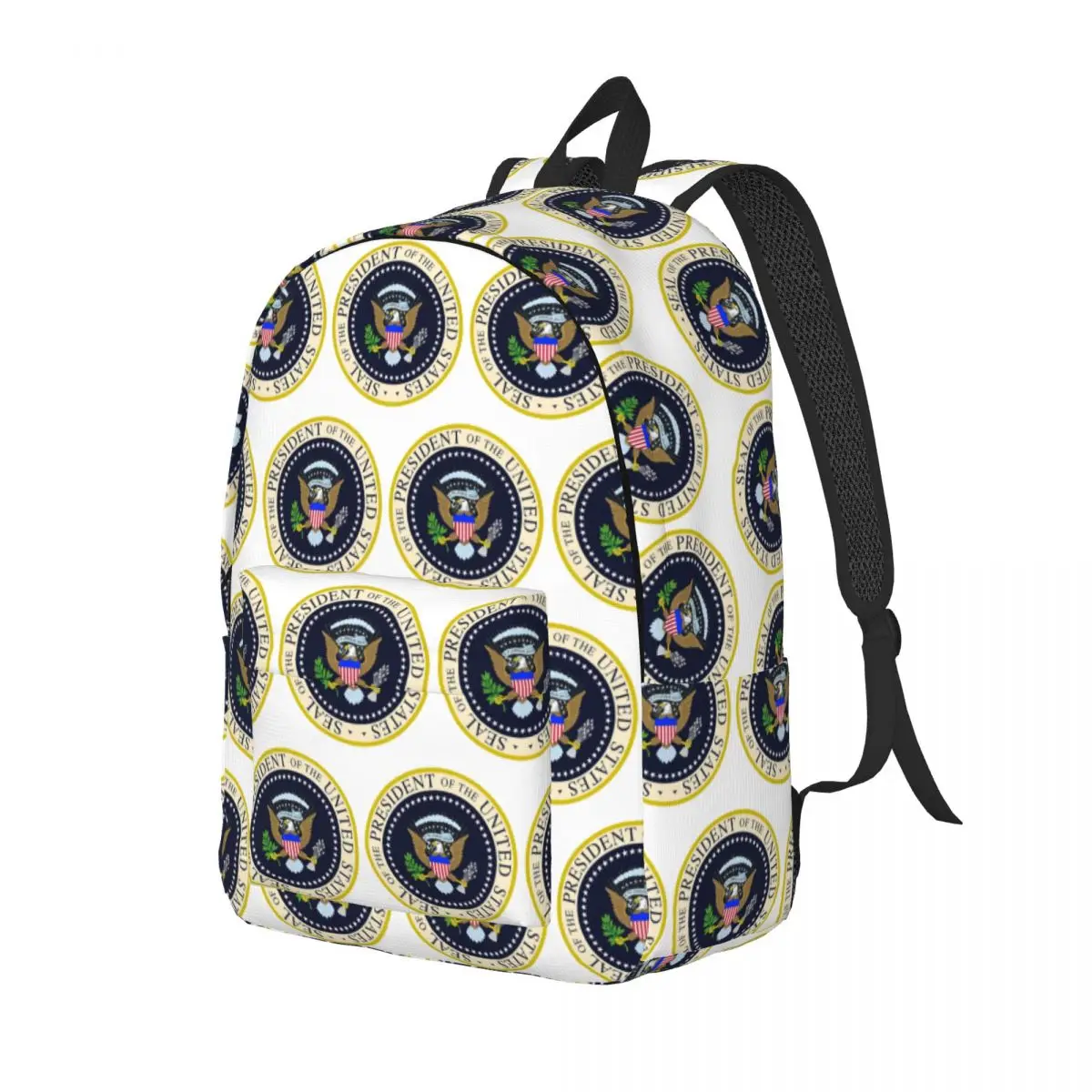 Seal Of The President Of The United States Student Backpack School Bag Hiking Travel Daypack for Men Women Bookbag Shoulder Bags