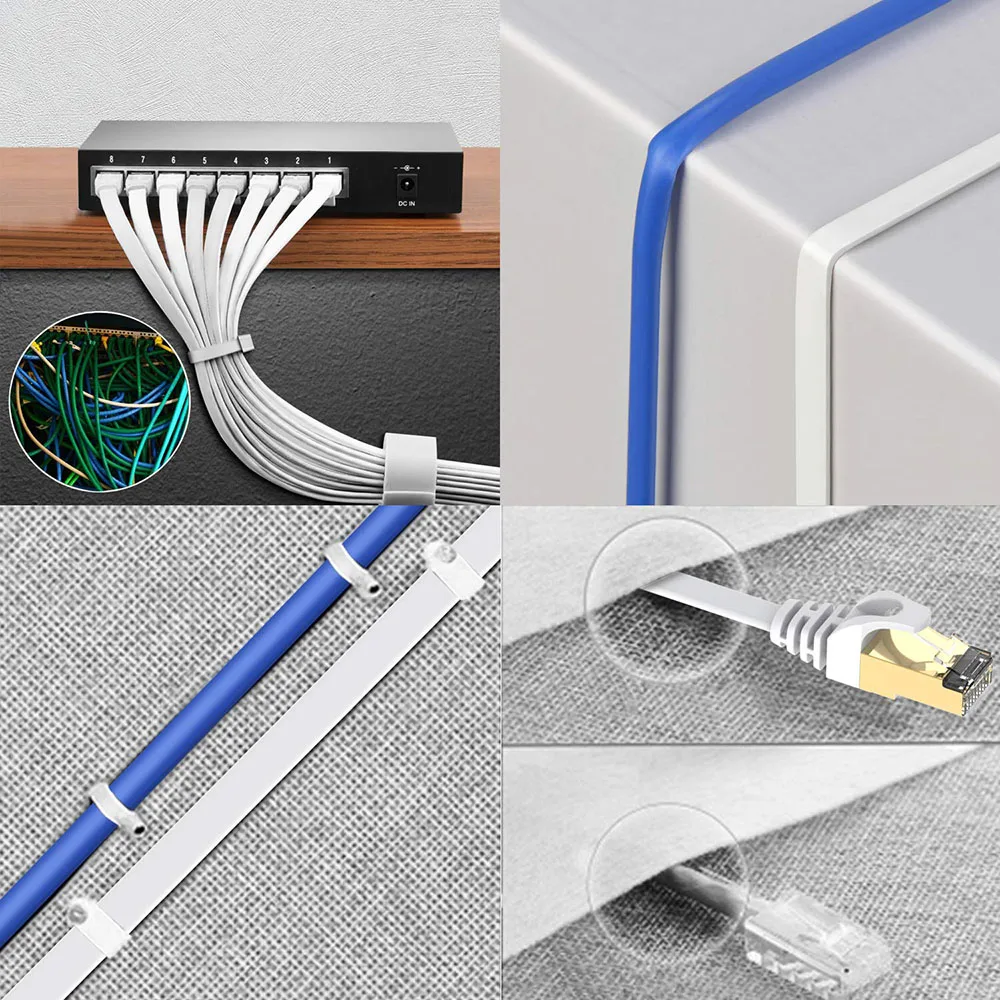 Vention Ethernet Cable RJ 45 Cat7 Lan Cable STP RJ45 Network Cable for Cat6 Compatible Patch Cord for Router Cat7 Ethernet Cable