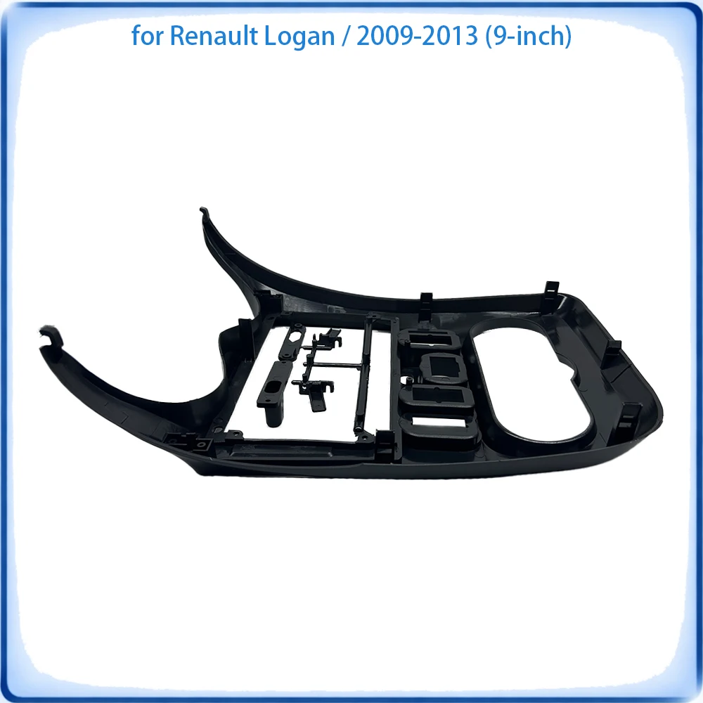 Immagine 6: Cornice Radio per Auto Renault Logan 2009-2013 9 Pollici con Decoder Canbus e Cablaggio Accessori Auto Plug & Play