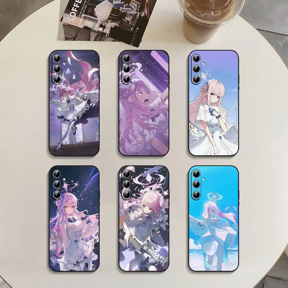 Cartoon M-Misono M-Mika Phone Case Slim Shockproof For Samsung S24/S25/S22/S30/Note20/Lite/Ultra/5G/Plus/FE