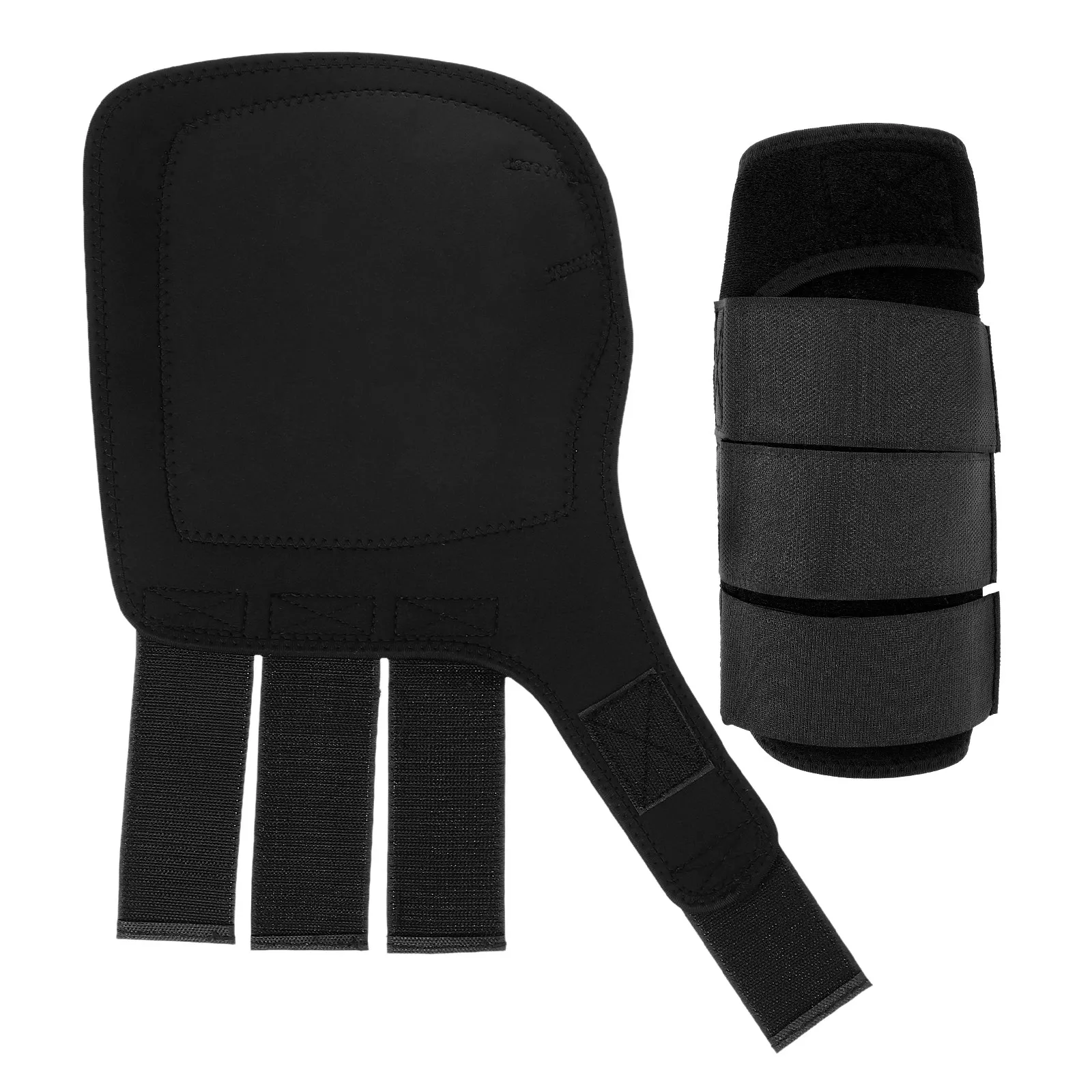 horse-leg-protection-boots-black-compression-covers-wear-resistant-support-reusable-portable-horse-wraps-accessories