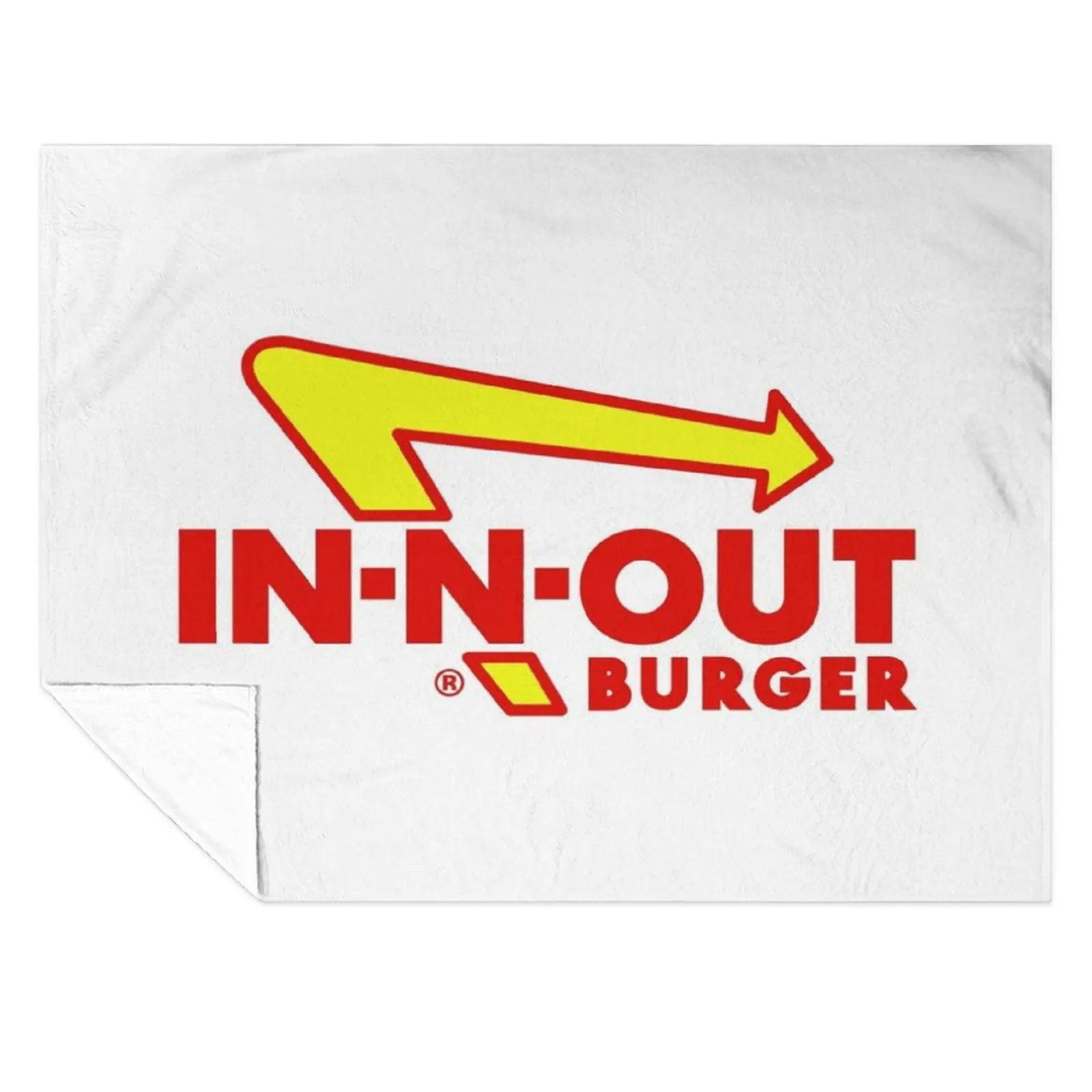 

in & out burger burgers Throw Blanket Single Soft Plaid Summer Blankets Sofas Of Decoration Blankets