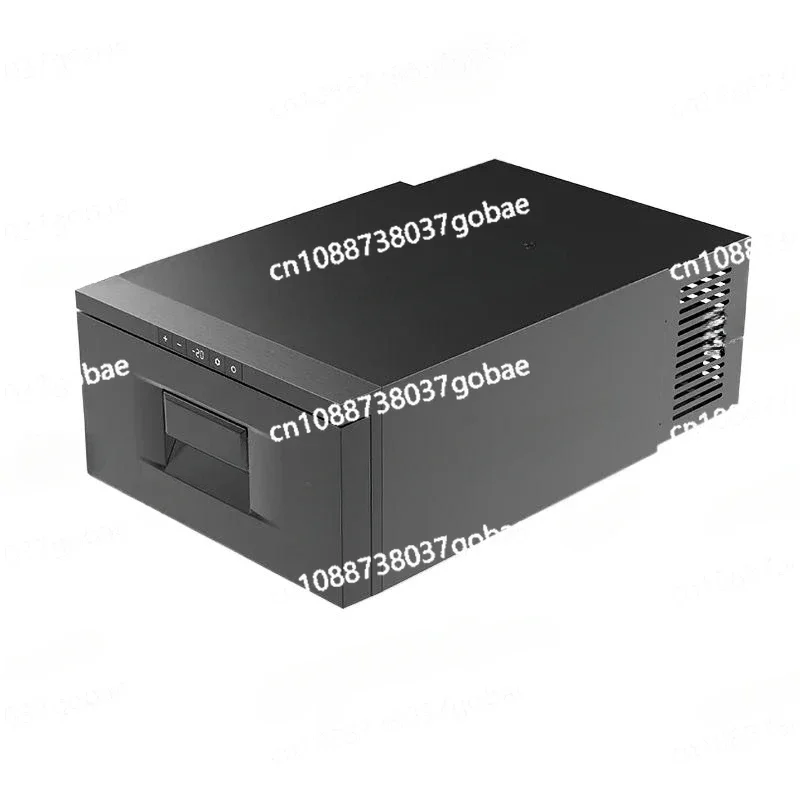 12 and 24 Volt Built-In Refrigerator Black Car RV Truck Outdoor with Drawers