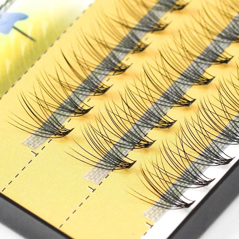 10D Individual Eyelash 60 Bundles/Box 0.1/0.07mm Eyelash Extension Natural Lash Clusters Makeup Eyelashes wholesale