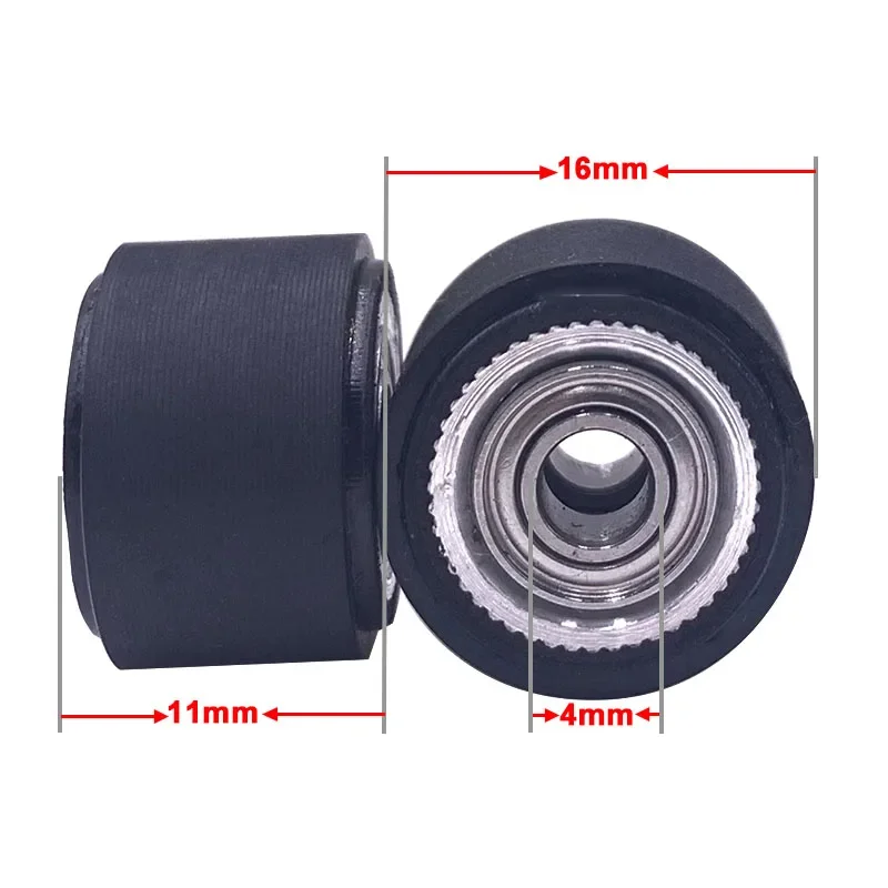 6PCS Roland VP540 Cutting Plotter Paper Pressure Pinch Roller for Roland GX-24 GX-500 GS24 GR540 Rubber Push Press Roller Wheel